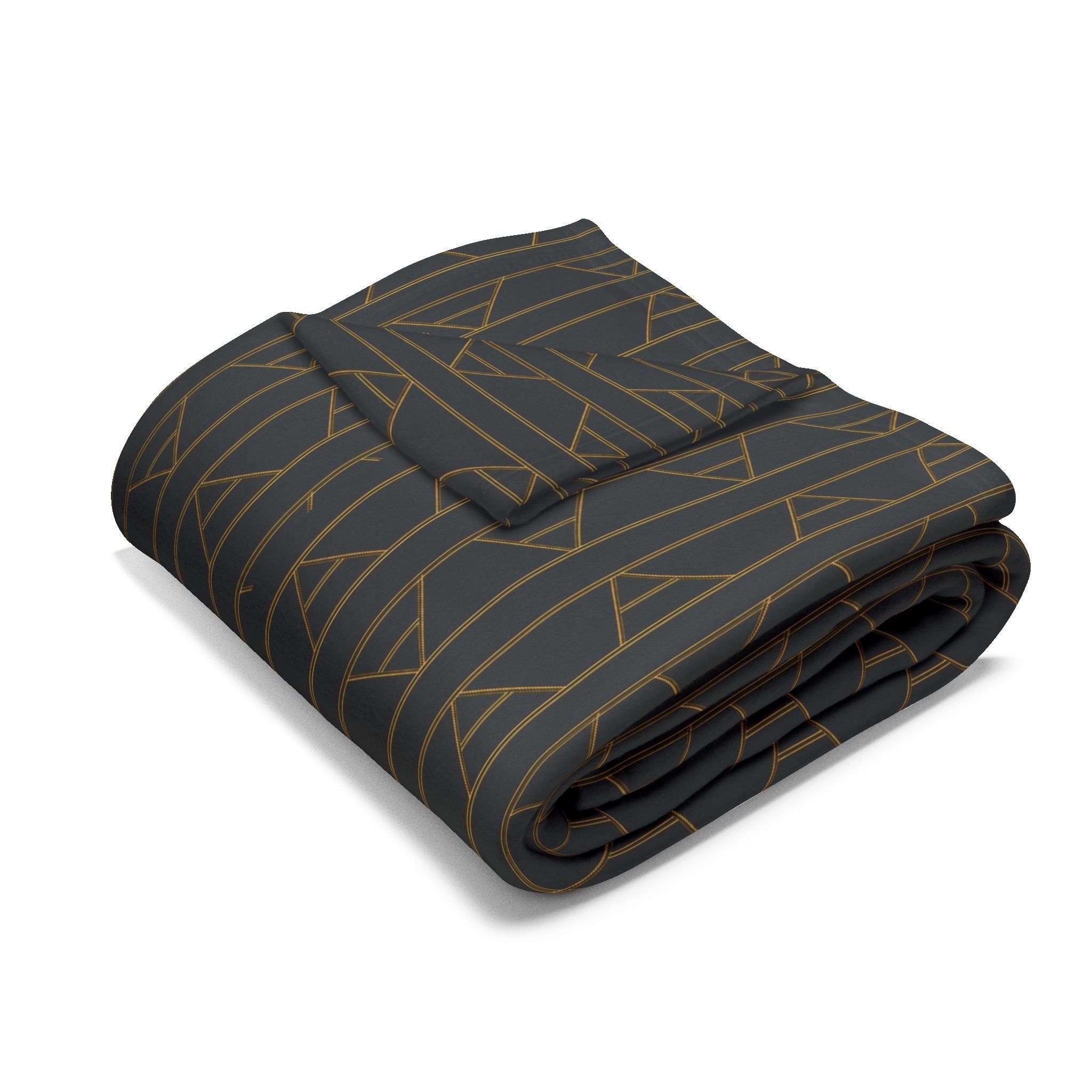 Kingston Arctic Fleece Blanket (in Black) - Image 9