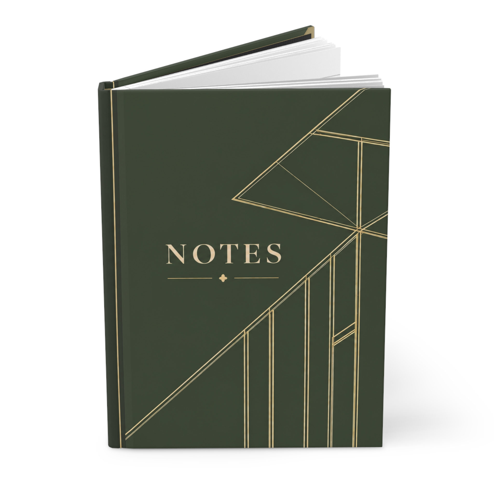 Kingston Hardcover Journal (in Olive) - Image 4