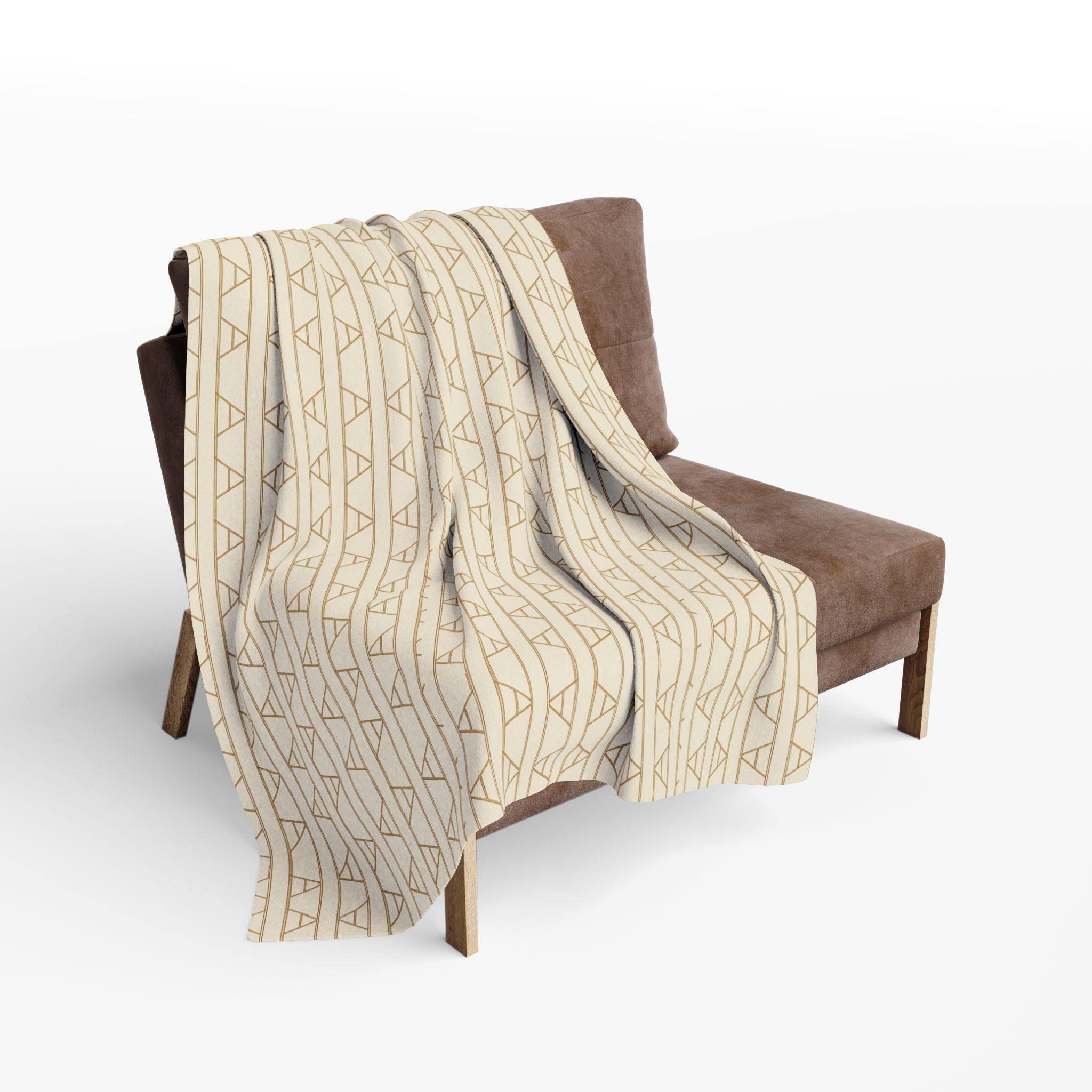Kingston Arctic Fleece Blanket (in Cream) - Image 10