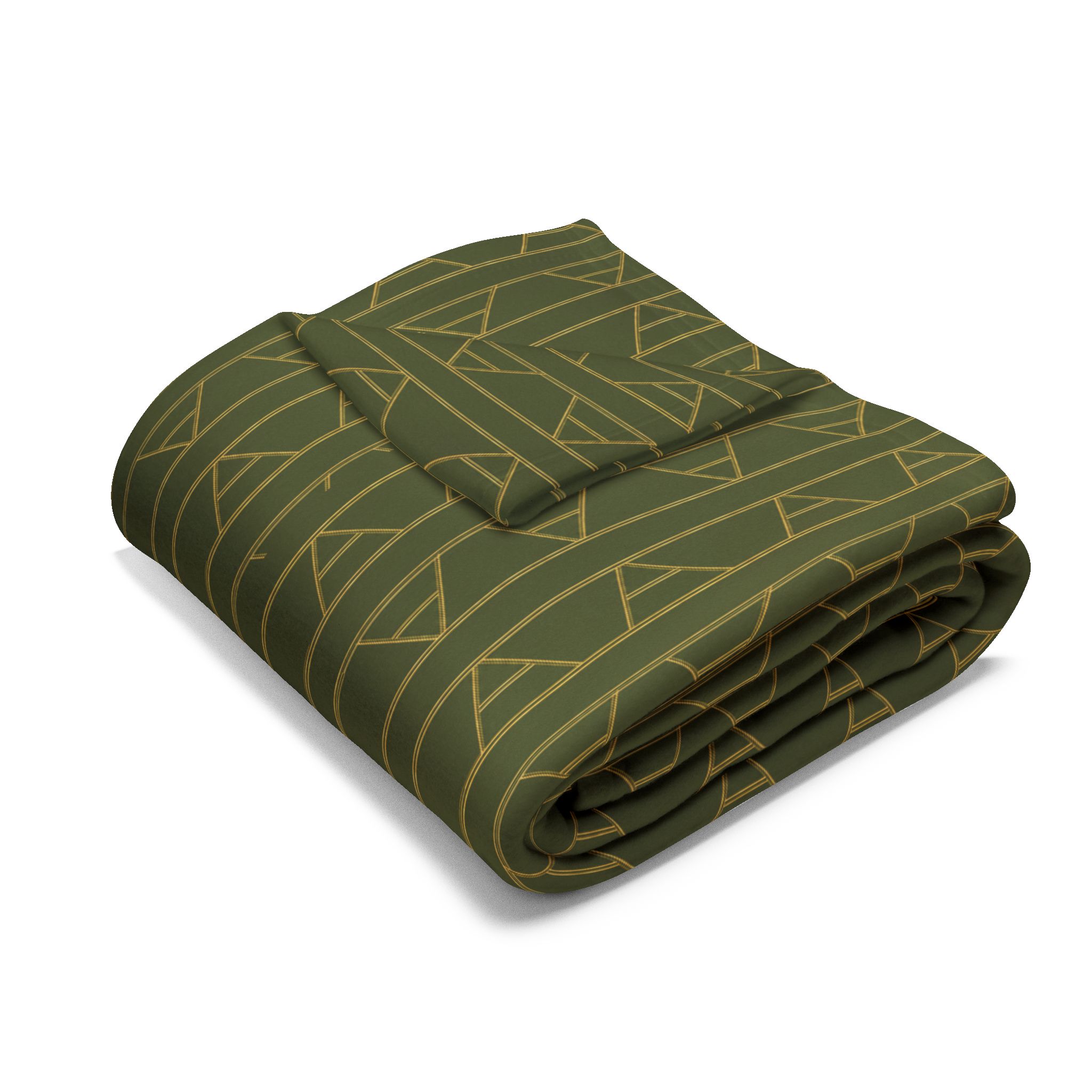 Kingston Arctic Fleece Blanket (in Olive)
