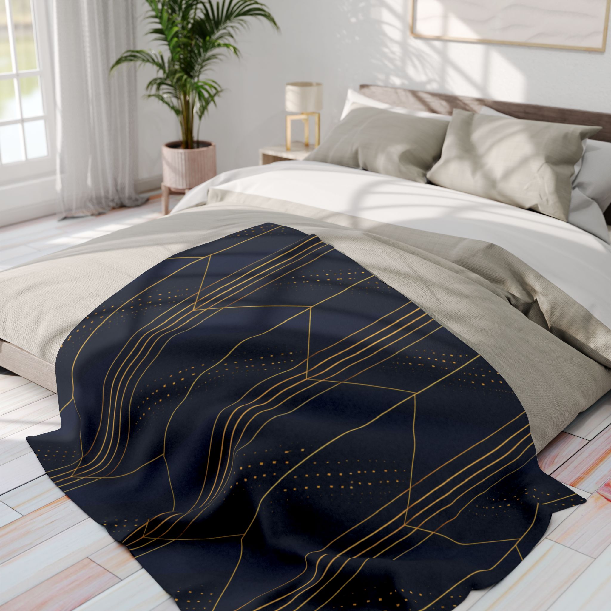 Endeavour Arctic Fleece Blanket (in Blue) - Image 11