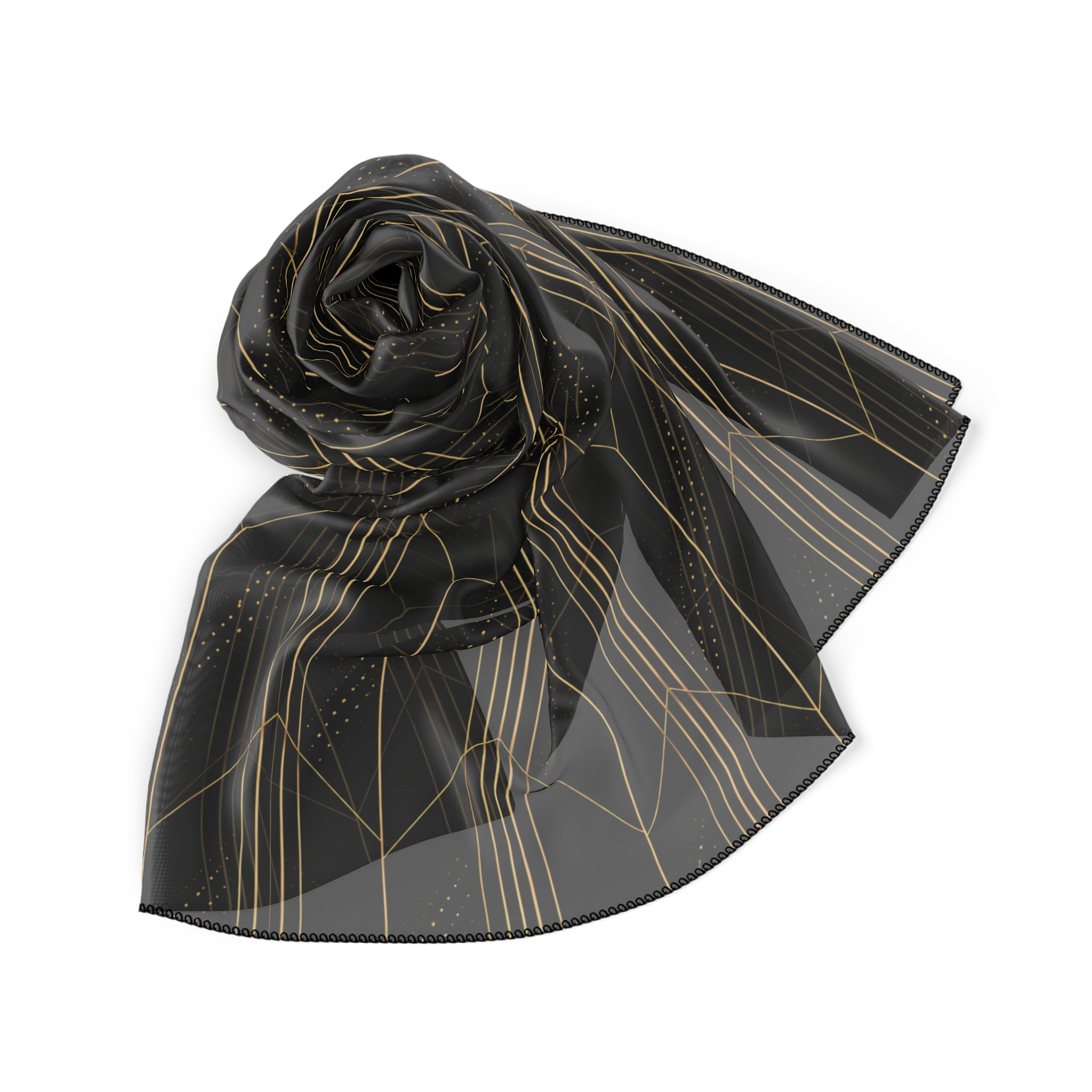 Endeavour Sheer Scarf (in Black) - Image 4